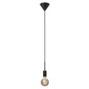 Nordlux Paco, enkel - taklampe, sort