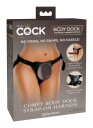 King Cock Elite Comfy Body Dock Strap-On sele     - Svart