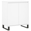  Skjenk hvit 60x35x70 cm konstruert tre