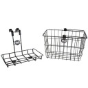 Wald multifit lad med kurv med stivere svart 32x18.5x22cm