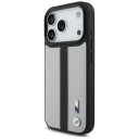 BMW M MagSafe Etui til iPhone 17 Pro med Perforert Stripelogo - Grå
