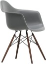 Vitra - Eames Plastic Armchair Daw 56 Granite Grey Dark Maple Spisestoler Charles & Ray Grå Metall/tre/plast