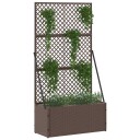vidaXL Plantekassed Brun 70 x 30 x 135 cm Metall