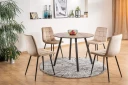 Axarnes Spisestol   Fløyel/Beige/Svart