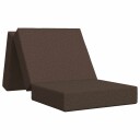 vidaXL Sammenleggbar sofabed 75 x 67 x 45 cm Gråbrun