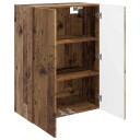 vidaXL Vegghengt skap Gammelt tre 66 x 34,5 x 90 cm Konstruert tre