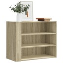  Veggskap sonoma eik 75x35x60 cm konstruert tre