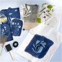 DIY Kit Cyanotrykk Tekstil blå 1 pk.
