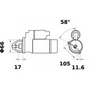 Starter MAHLE MS 414