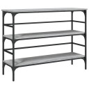  Konsollbord grå sonoma 100x32x75 cm konstruert tre 8721012341029