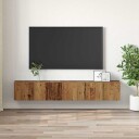  TV skap 3 pcs Brun 60 x 30 x 30 cm Konstruert tre