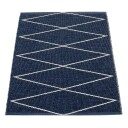 Pappelina Max matte 70x100 cm darkblue / vanilla