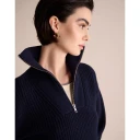 Ines de la Fressange Paris Dame Strikkevarer Blå S,