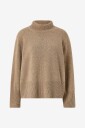 Second Female   Pullover Alpha Knit T neck   Brun