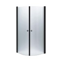 INR Iconic Nordic Rooms Dusjhjørne Linc Niagara Frostet / Stripe Glass Stone 80x80cm
