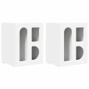  Nattbord 2 pcs Hvit 40 x 35 x 50 cm Konstruert tre