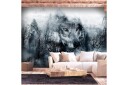 Fototapet Mountain Predator Black And White 250x175 - Artgeist sp. z o. o.