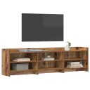  TV skap 168 x 33 x 47 cm Gammelt tre Konstruert tre