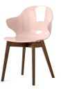 Calligaris Saint Tropez stol smoke / rosa