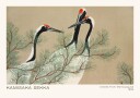Cranes from Momoyagusa by Kamisaka Sekka Plakat / 70x100cm
