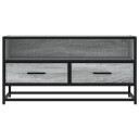  TV-benk grå sonoma 80x34,5x40 cm konstruert tre og metall 8721102838712