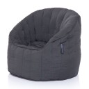 Butterfly Chaise Sett Black Rock (Sunbrella) Svart