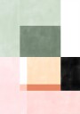 Abstract Composition With Geometric Shapes Plakat Plakat / 70x100cm