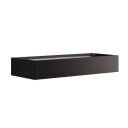 Dansani Calidris Glatt Servantskap lav 1 Skuff D50cm Eik Noir / 120cm Dobbel