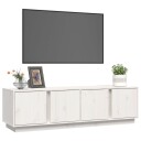 vidaXL TV-benk hvit 140x40x40 cm heltre furu 8720845581039
