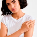 Pilgrim Air Ring Gold Plated   Gold   ONE SIZE