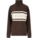Athlecia Yiruma W Knitted Half Zip   CHOCOLATE TORTE   40