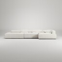 Decotique Grand 5 Setersofa åpen ende Venstre Steam White