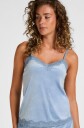 Hunkemöller Cami topp Velours Lace Blå