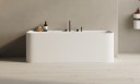 Copenhagen Bath Yuno badekar 1650x780 mm, Frittstående i Hvit Matt