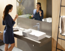 Hansgrohe Metropol 260 servantbatteri Med bunnventil, Polert Gull-Optikk