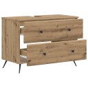 vidaXL Baderomsvaskeskap BREDA Artisan eik 82 x 41 x 59 cm