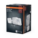 Osram utendørs batteri drevet spotlight med sensor 10 W. 4000 K hvit
