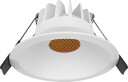 Aneta Lighting Styx lavtbyggende downlight 7,5W 2700K RA95 IP44 - Hvit/kobber
