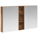  Baderomsskapsett 3 pcs 120 x 14,5 x 70 cm Konstruert tre