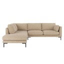 Rowico Home Corwin hjørnesofa Lys beige/svart 266 x 226 83 cm Beige