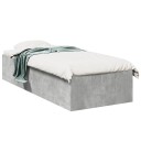  Sengeramme betonggrå 100x200 cm konstruert tre 8721102616907
