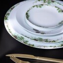 Magnor - Nostalgi dyp tallerken 23 cm hvit/grønn