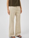 My Essential Wardrobe Pant Wide Mwlara 149 - Beige - 38 x 32