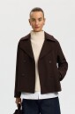 Selected Women   Ullkåpe Slwzia alma Wool Blend   Brun