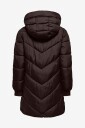 JDY   Jakke jdySkylar Padded Hood Jacket   Brun