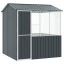 Fuglebur Antrasitt 215 X 209 X 230 cm Galvanisert Stål