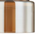 Lucande Diano vegglampe, rav, jern, glass