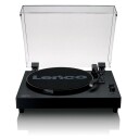 Lenco LS-60BK Vinylspiller med Innebygde Høyttalere - Svart
