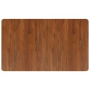 Vidaxl Benkeplate til bad mørkebrun 100x60x1,5 cm behandlet heltre 343027