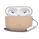 Tech Protect Silicone Case for AirPods Pro 3 Beige